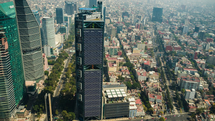 Vista aerea de la Ciudad de México