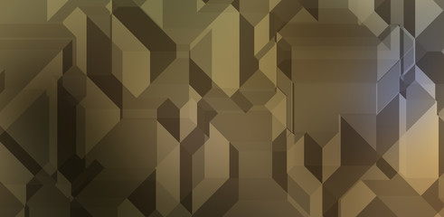 Polygonal background. Colorful wallpaper with geometric design. Digital 3d illustration.