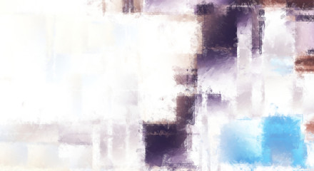 Modern art. Colorful contemporary artwork. Color strokes of paint. Brushstrokes on abstract background. Brush painting. Unique wall art.