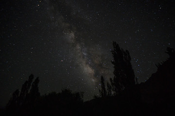 Fototapeta na wymiar Milky way Ladakh