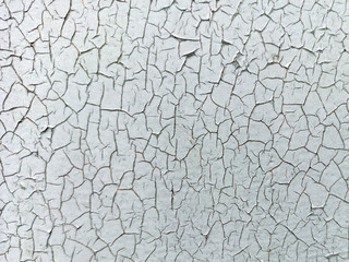 Photograph of the texture of old paint. Texture for the interior in the loft style. Cracked paint.
