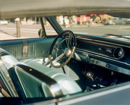 Vintage car shot on Film