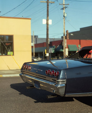 Vintage car shot on Film