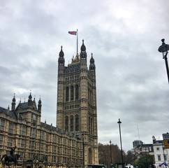 Fototapeta na wymiar houses of parliament london