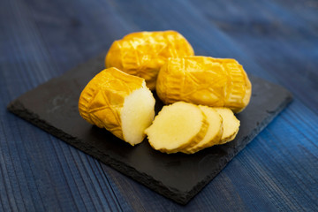 oscypki, oscypek,Smoked cheese, traditional food in Podhale, Poland