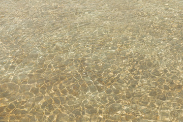 pattern of light on water