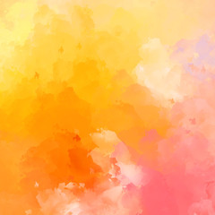 Abstract background of colorful brush strokes. Brushed vibrant wallpaper. Painted artistic creation. Unique and creative illustration.