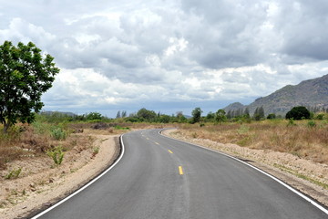 road in the desert