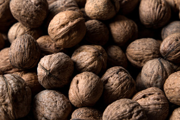 walnuts natural background