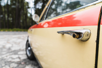 Vintage classic car tuned