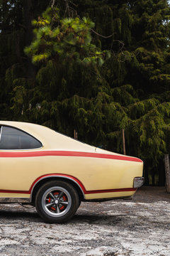 Vintage classic car tuned