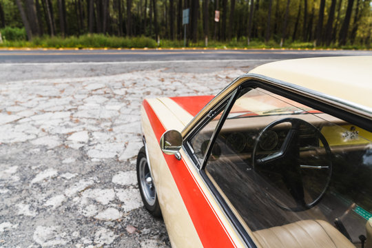 Vintage classic car tuned