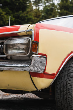 Vintage classic car tuned