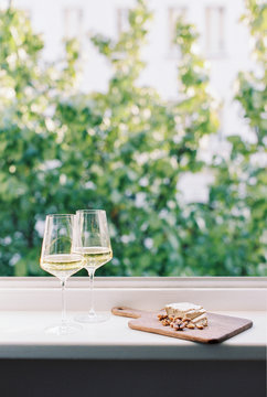 wine and cheese