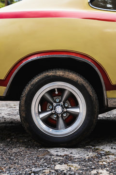 Vintage classic car tuned