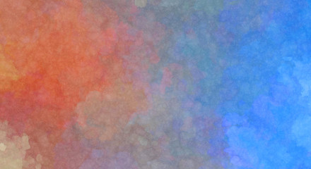 Watercolor painted background. Abstract Illustration wallpaper. Brush stroked painting. 2D Illustration.