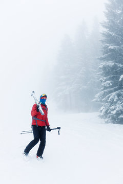 Ski Touring skier