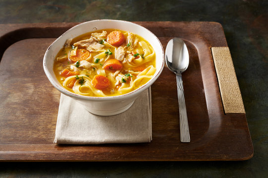 FODMAP Chicken Noodle Soup
