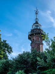 Fototapeta premium Old lighthouse at New Port Gdansk, Poland.