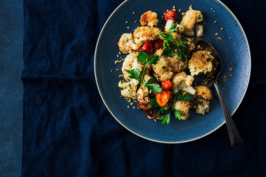Serving of Roasted Cauliflower