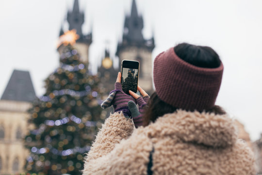 Christmas market at the main city square