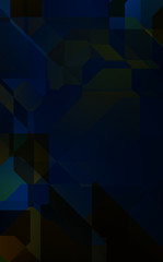 Obraz premium Layers of colorful and vibrant geometrical shapes. Digital illustration of a tech layout. Futuristic design template.