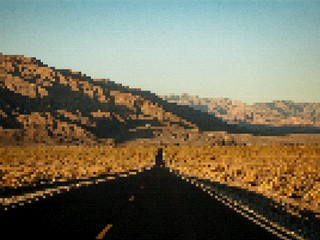Glitch 8 Bit Road Travel