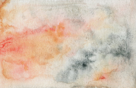 Abstract watercolor peachy texture