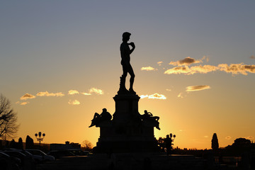 David of Michelangelo, Florence, Italy. Firenze