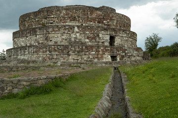 Pir&aacute;mide circular de Calixtlahuaca