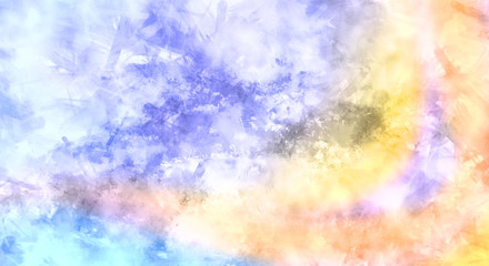 Brushed Painted Abstract Background. Brush stroked painting. Artistic vibrant and colorful wallpaper..