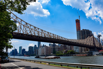 Queensboro Bridge view from Roosevelt Island 