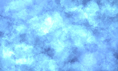 blue light watercolor abstract grunge background with brush strokes and inner glow effect
