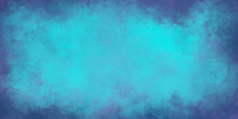 blue deep saturated watercolor background with shadows at the edges and blue in the center, with brush strokes and color mixing.