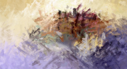 Brushed Painted Abstract Background. Brush stroked painting. Artistic vibrant and colorful wallpaper..