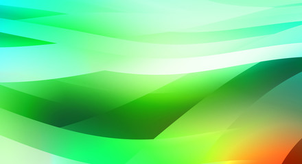 Abstract background with colorful gradient. Vibrant graphic wallpaper with stripes design. Fluid 2D illustration of modern movement.
