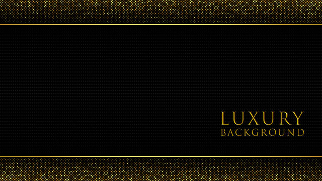 Luxury Gold Dot Pattern Background