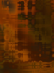 Urban grunge background with geometrical pattern. Linear colorful texture. Futuristic wallpaper of a decaying texture..