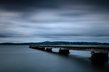 Obraz premium pier on the lake