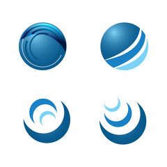 Orbit Tech Logo Template Design. Creative Vector Emblem, for Icon or Design Concept.