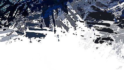 Obraz premium Brushed Painted Abstract Background. Brush stroked painting. Artistic vibrant and colorful wallpaper..