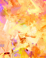 Brushed Painted Abstract Background. Brush stroked painting. Artistic vibrant and colorful wallpaper..