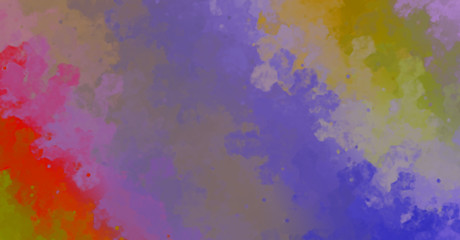 Brushed Painted Abstract Background. Brush stroked painting. Artistic vibrant and colorful wallpaper.