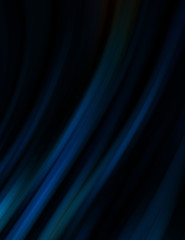 Colorful smooth lines on black background. Liquid and fluid vibrant color waves flowing in the dark. Graphic illustration for wallpaper, banner, background, card, book, cover, poster, banner, brochure