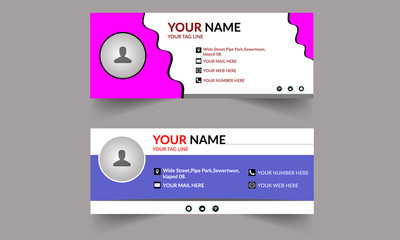 corporate  Email Signature design  template.