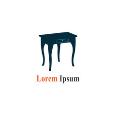 Furniture logo. modern template design