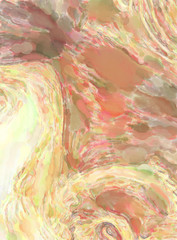 Watercolor abstract painting with pastel colors for poster, wall art, banner, card, book cover or packaging. Modern painting of soothing brush strokes resembling alcohol inks.