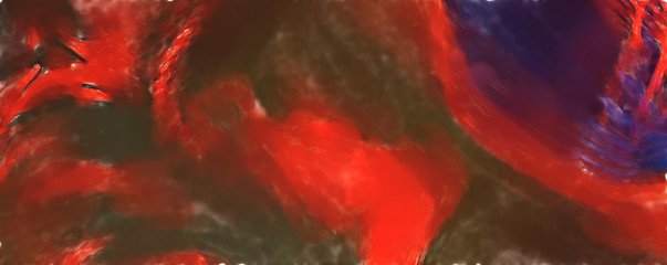 Modern art. Colorful contemporary artwork. Color strokes of paint. Brushstrokes on abstract background. Brush painting.