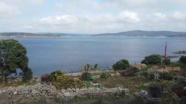 Muxia, coastal village in El Camino de Santiago. Galicia,Spain