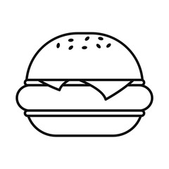 hamburger icon image, line style